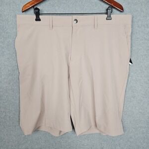 Adidas Ultimate 365 Golf Shorts Men's 38 Taupe‎ Light Brown Stretch 10" Stretch